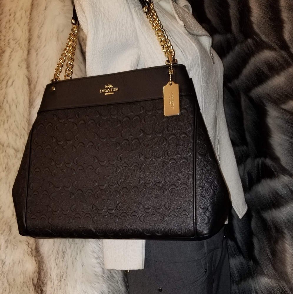 ✅️ COACH SET Matching Designer Bag Wallet Signature NWT - Picture 3 of 13